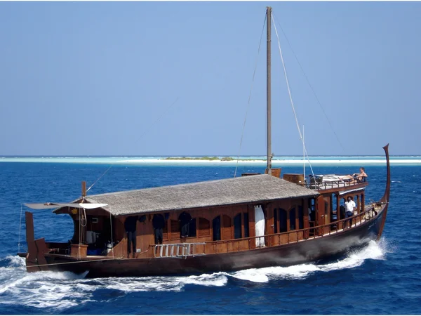 Wooden motor yacht from Yacht Maldives in Malé