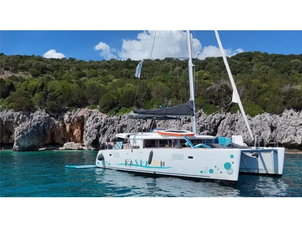 Lagoon 450 da Blue Memories em Lefkada