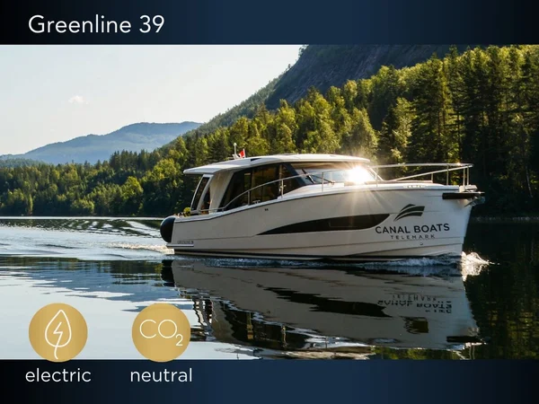 Greenline 39 van Canal Boats Telemark in Porsgrunn