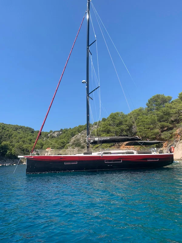 Dufour 56 Exclusive von Under the Heavens Sailing in Primošten